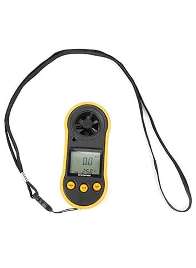 Handheld Digital Anemometer Wind Speed Gauge with LCD Screen Air Speed Temperature Measurement - Image 1