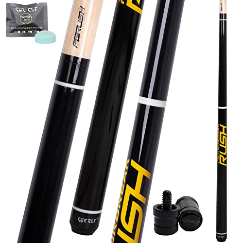 CUEELF Heavy Hitter Jump Break Pool Cue 20oz 21oz 22oz 23oz 3Piece Pool Stick Extra Hard Bakelite Tip for Explosive Breaks and Effortless Jumps - Image 1