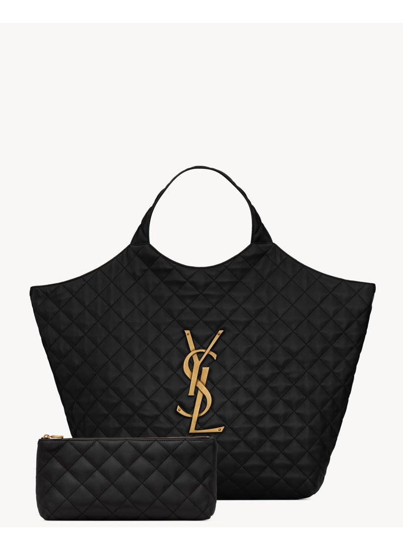 Yves Saint Laurent Nappa Leather Women Tote Bag With Removable Zipped Pouch, Women Shoulder Bag, Women Hand Bag, Women Maxi Shopping Bag - Image 1