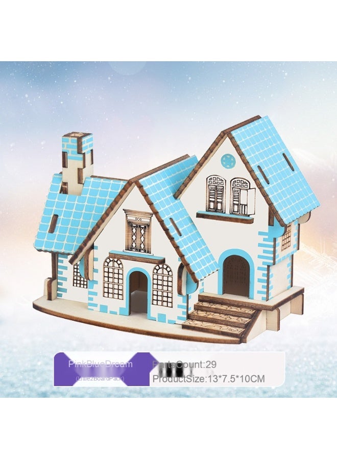 3D Wooden Puzzle Assembly Toy for Kids - Image 1