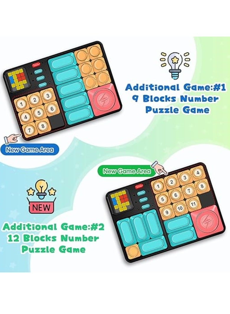M MIAOYAN Super Slides, Puzzles and Electronic Brain Games - Science,Technology, Engineering and Math Learning Games, Brain Stimulating Puzzles, Magnetic Slide Numbers Educational Toys  - Image 2