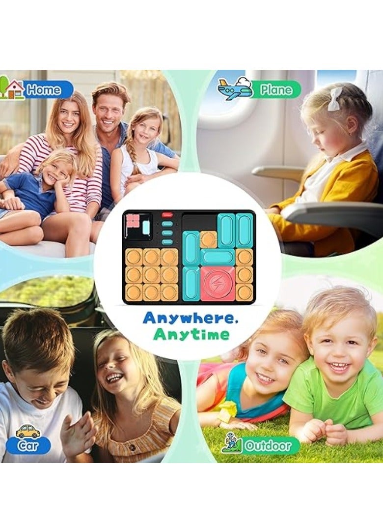 M MIAOYAN Super Slides, Puzzles and Electronic Brain Games - Science,Technology, Engineering and Math Learning Games, Brain Stimulating Puzzles, Magnetic Slide Numbers Educational Toys  - Image 5