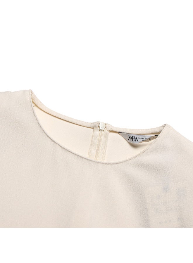Zara Women's Casual Round Neck Shirt - Image 4