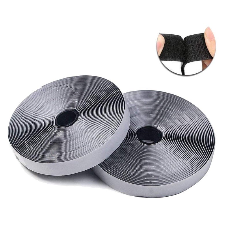 DIY Crafts Pack Of 3 Pcs, Adhesive Hook and Loop, Self Adhesive Hook and Loop Sticky Back Fastener Feet Roll Double-Sided Gum Moun(Pack Of 3 Pcs, Adhesive Hook and Loop) - Image 2