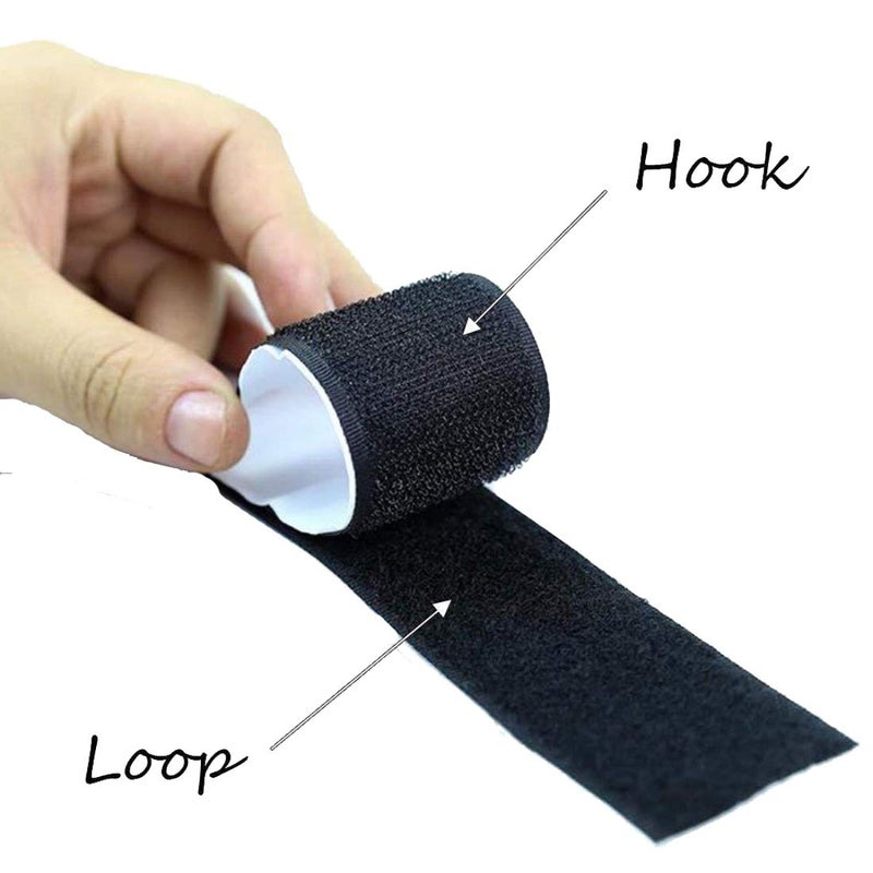 DIY Crafts Pack Of 3 Pcs, Adhesive Hook and Loop, Self Adhesive Hook and Loop Sticky Back Fastener Feet Roll Double-Sided Gum Moun(Pack Of 3 Pcs, Adhesive Hook and Loop) - Image 4