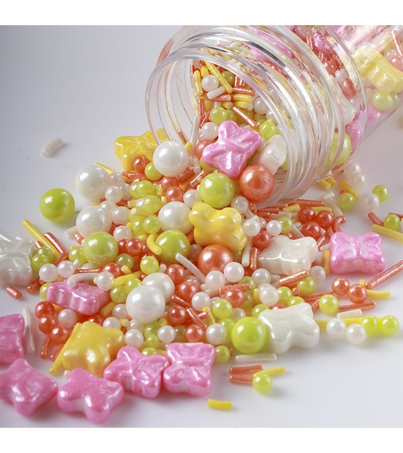 130g Butterfly Pearl Mixed Bottle Cake Decorating Kit For Birthday Wedding Party - Image 4