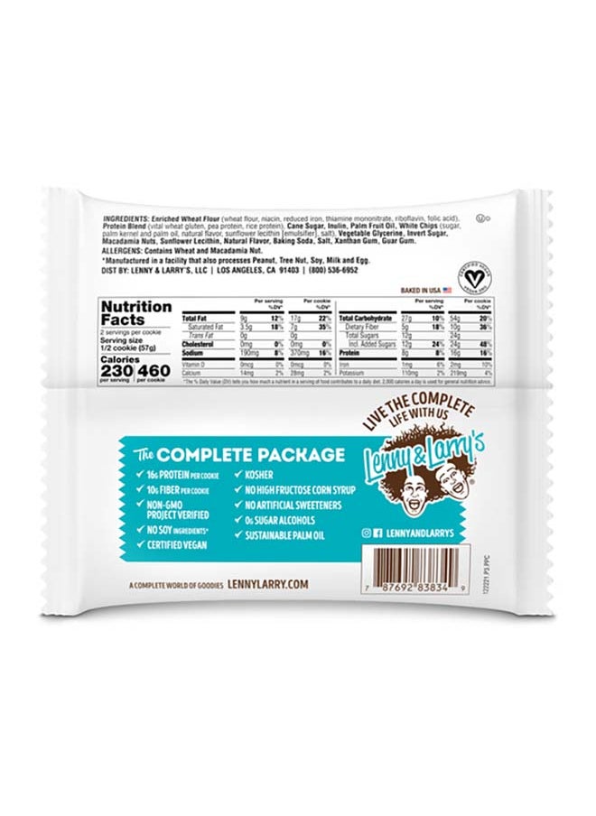 Lenny and Larry's Complete Cookie White Chocolate Macadamia 113g (16g Protein)  - Image 2