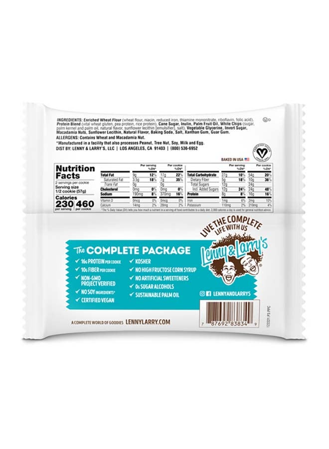 Lenny and Larry's Complete Cookie White Chocolate Macadamia 113g (16g Protein) - Image 2