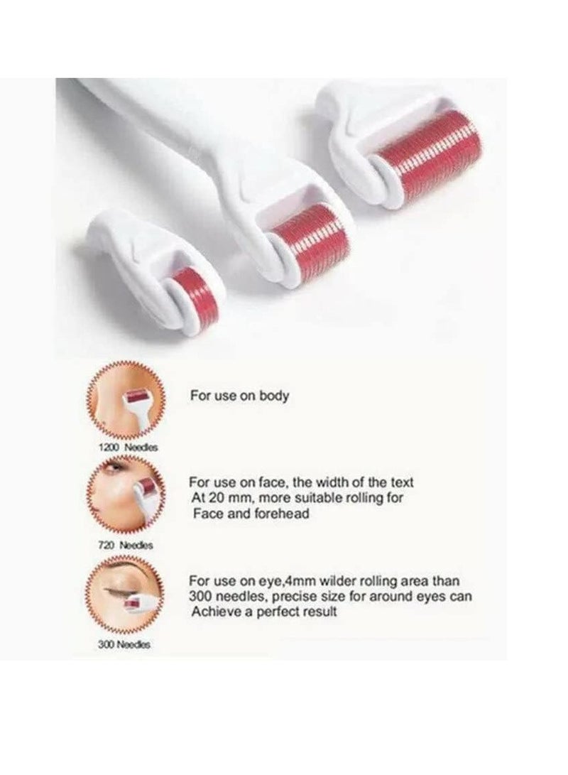 3 in 1 Derma Roller for effective skin care and natural skin rejuvenation - Image 2