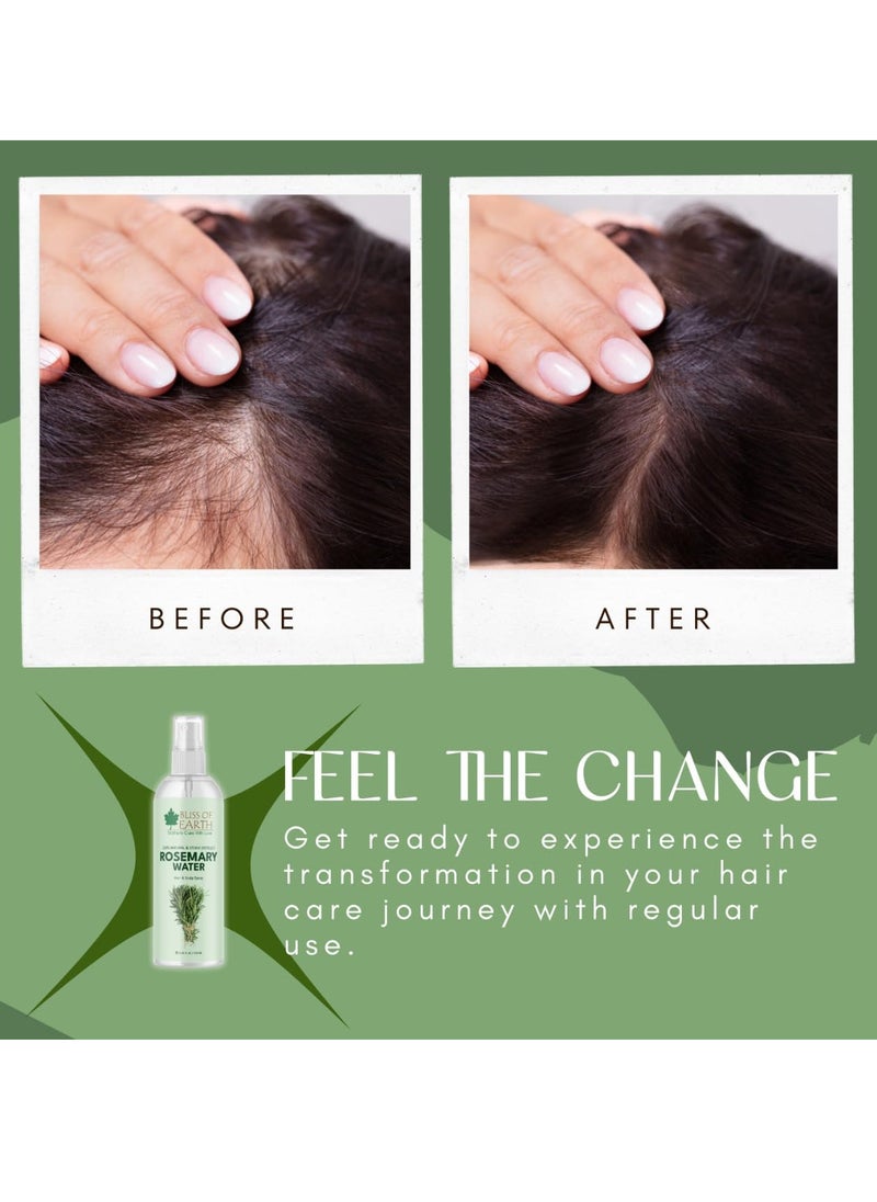 BLISS OF EARTH - Bliss of Earth Rosemary Water Spray For Hair Growth 100ml (Pack of 2) - Image 1