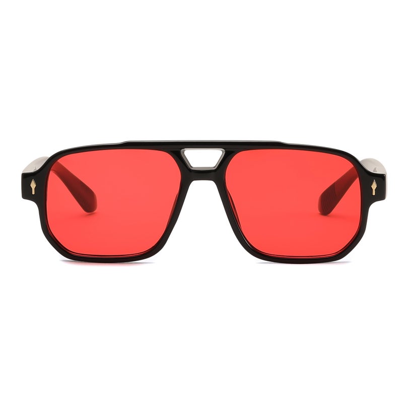 FEISEDY Retro Square Aviator Sunglasses Women Men, 70s Vintage Rectangle UV400 Sun Glasses B9120 - Image 5