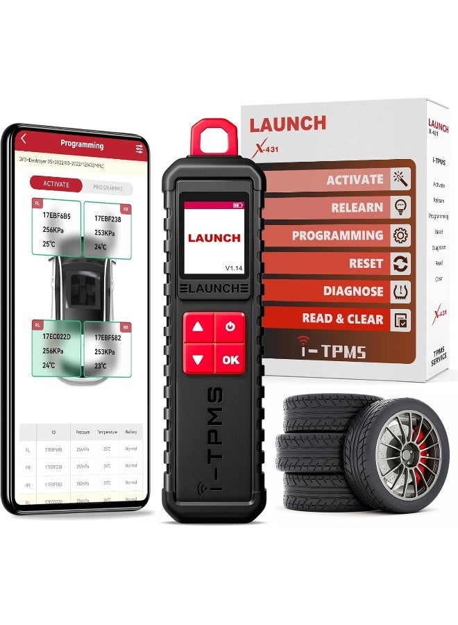 Launch X-431 TSGUN TPMS Tire Pressure Detector Handheld Program Diagnostic Tool - Image 1