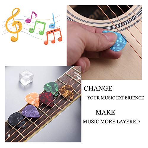 ZAKVOOR 2 Pack Guitar Picks Epoxy Resin Molds Guitar Plectrums Silicone Casting Mold Jewelry Making Molds for DIY Guitar Thumb Finger Picks Keychain Pendant - Image 5