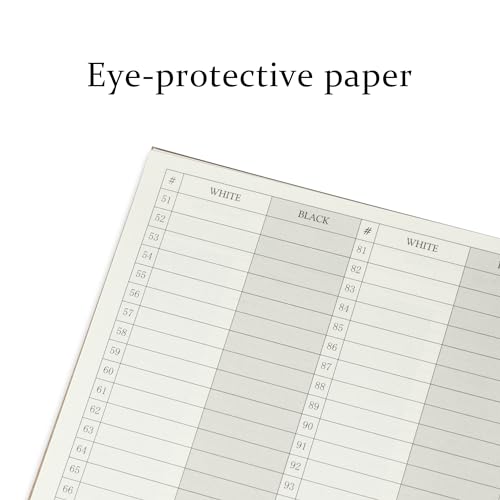 A&A 2 Pack Chess Scorebook, 50 Games Recordable, 100 Moves Per Game, Eye-Protection Chess Scorebook / 5.5 x 8.25 in. - Image 3