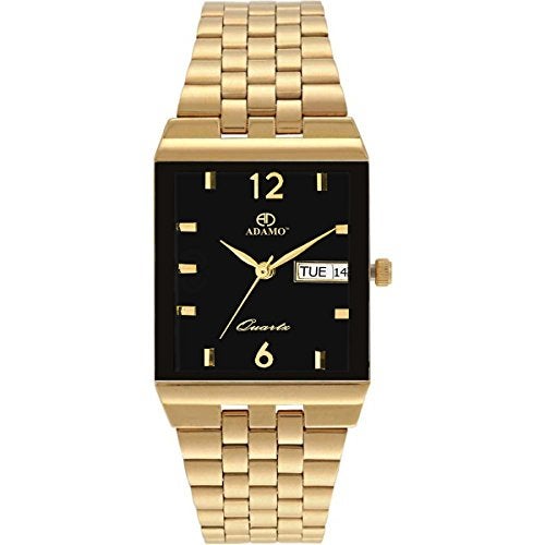 ADAMO Legacy Black Dial Day & Date Men's & Boy's Watch 1918YM02 - Image 1