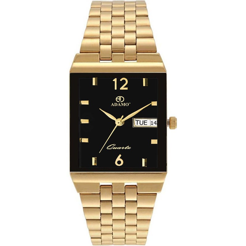 ADAMO Legacy Black Dial Day & Date Men's & Boy's Watch 1918YM02 - Image 5