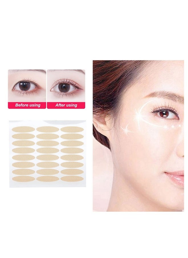 ZJchao - Eyelid Tape 240 Pairs Double Tapes Stickers Natural Lift Strip Sticker With Fork Rod Eyelids Big Eye Makeup Tool For Saggy Hooded Droopy Uneven Monoeyelids - Image 1