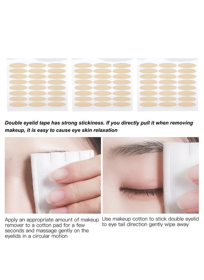 ZJchao - Eyelid Tape 240 Pairs Double Tapes Stickers Natural Lift Strip Sticker With Fork Rod Eyelids Big Eye Makeup Tool For Saggy Hooded Droopy Uneven Monoeyelids - Image 1