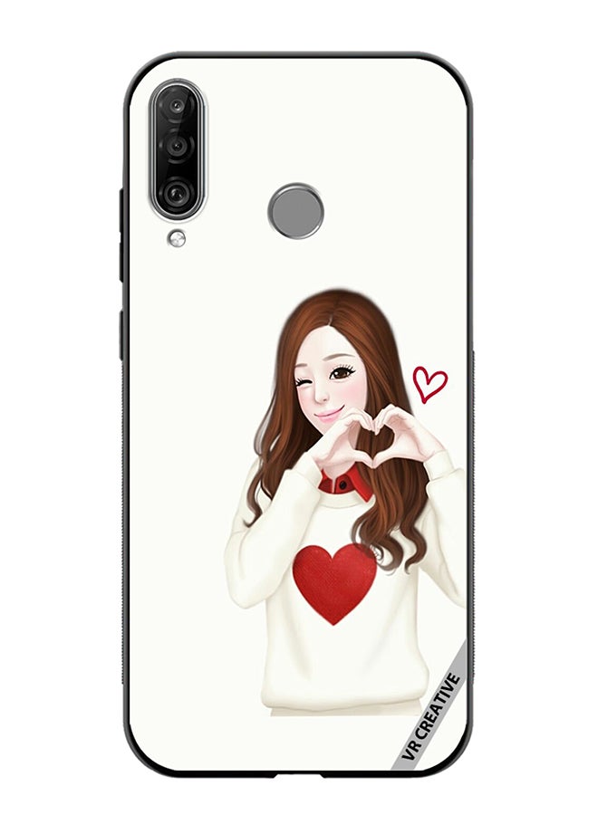 VR CREATIVE Protective Case Cover For Huawei P30 Lite Lucy Design Multicolour - Image 1