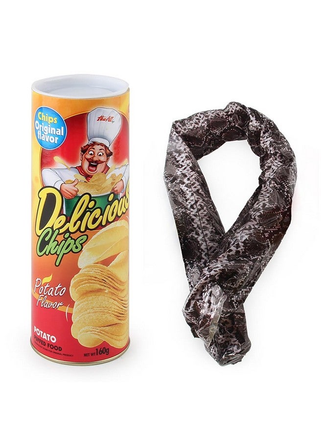 Cooplay Popup Snake In A Potato Chips Can Prank, Halloween Fools Day Party Magic Trick Joke Gadget Fun Prank Gag Friend Toy - Image 1