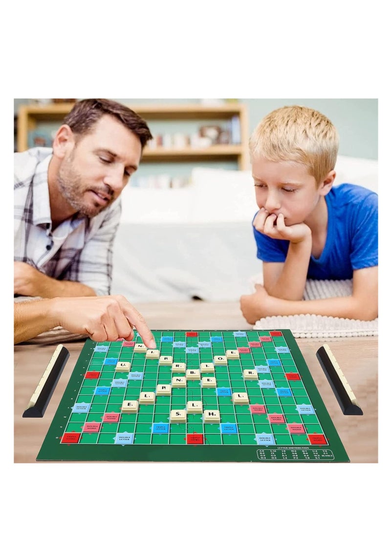 SYOSI Letter Game Table, Letter Matching Word Board Spelling Classic, Letter Matching Word Spelling Original Travel for Kids Adults Vocabulary Challenge Time Fidget Toy, Kids Spelling Letter Words - Image 4