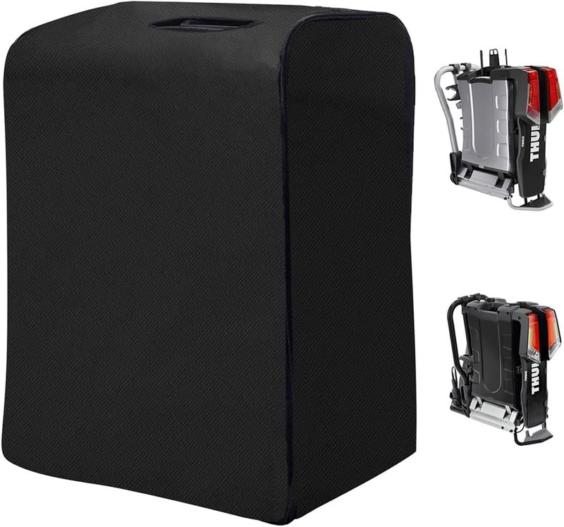 حقيبة حامل الدراجات Thule Easyfold 931 و933 من قماش الأكسفورد 600D لحامل الدراجات Thule Easyfold XT 2 كلاتش كاريير - أسود يسهل تخزين ونقل - Image 1