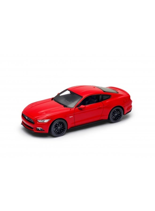 Welly - 2015 Ford Mustang GT 1/24 Red Die Cast Model - 24062