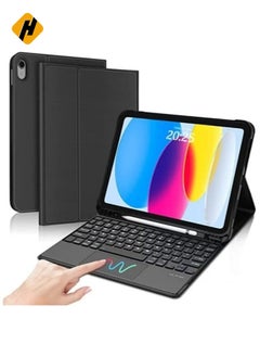 Ultimate 10.9-inch iPad 10th Gen Case: Features Wireless Detachable Keyboard with Multi-Touch Trackpad and Smart Protective Folio