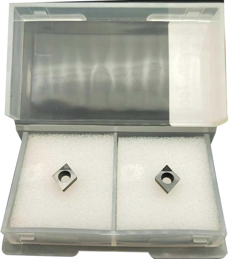 CCGT060202 PCD Insert Cutting Tool 2 Pack for Aluminum Copper CNC Machining High Hardness Wear Resistance - Image 4