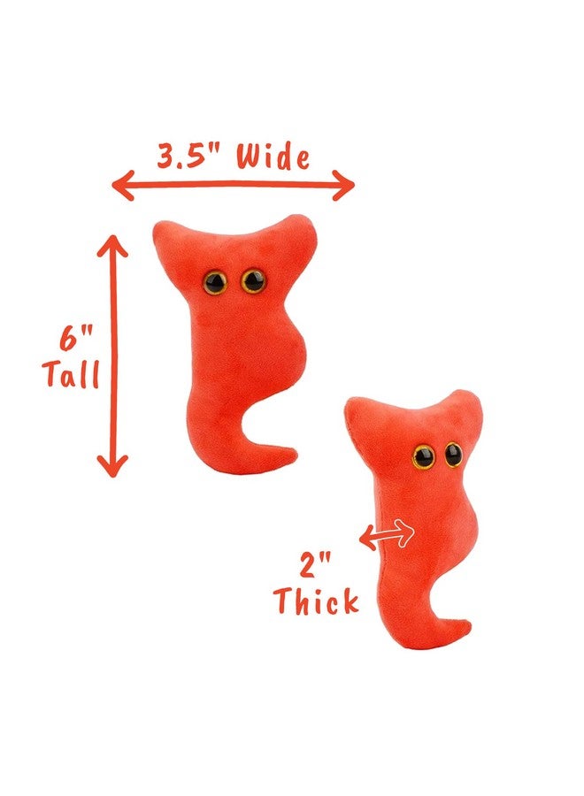 Giant Microbes GIANTmicrobes Appendix Plush, Appendix Surgery Recovery, Appendicitis Gift, Appendectomy Recovery Gifts, Surgery Recovery Gifts, Get Well Gift - Image 4