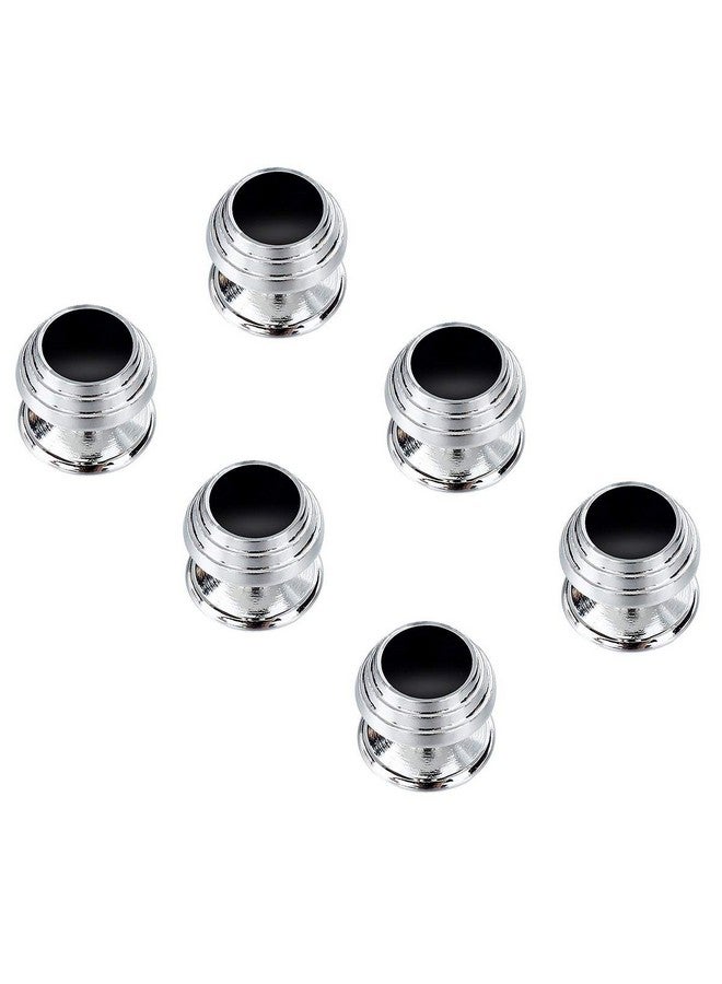 HAWSON Black Cufflinks And Tuxedo Shirt Studs Set For Men - Wedding Business Parties Cuff Links In Gift Box - Image 5