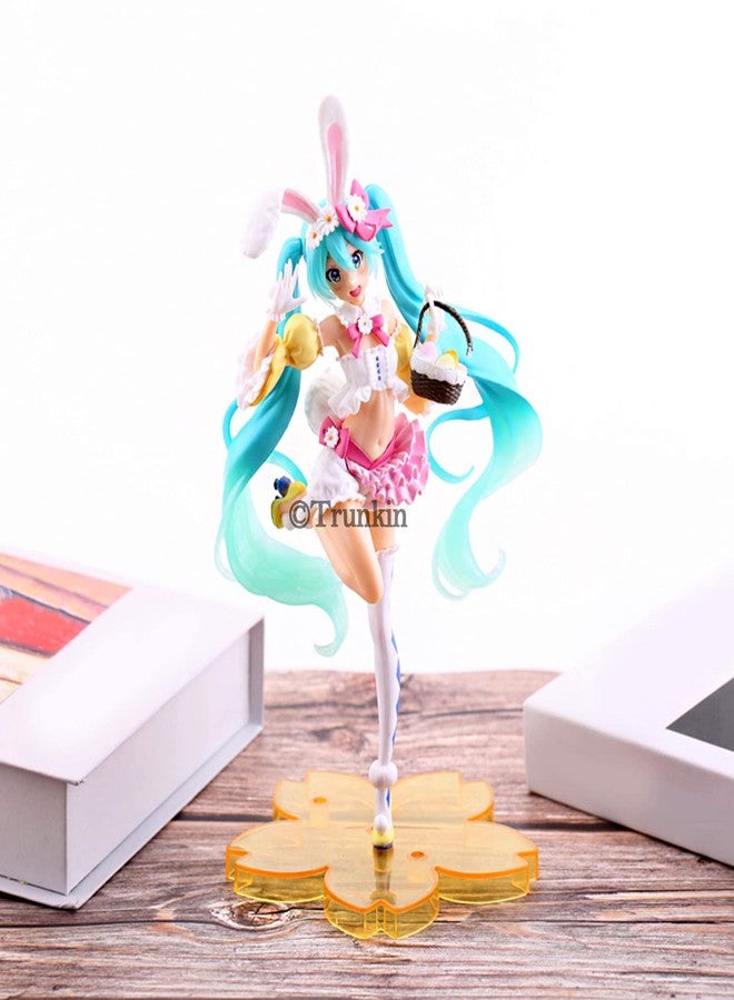 Trunkin Cute Hatsune Miku Bunny Costume Action Figure 22CM Toy PVC Anime Figurine - Image 3