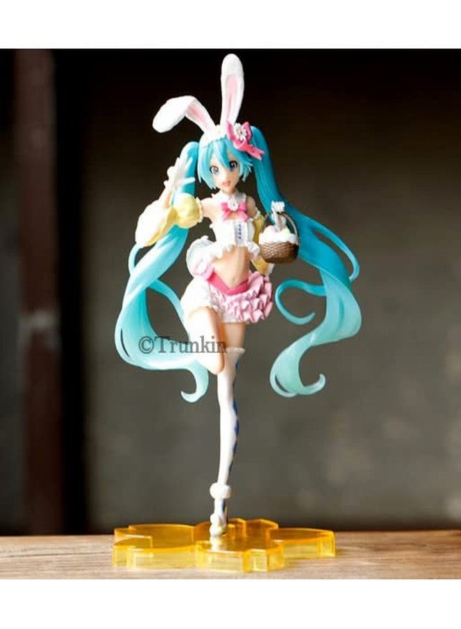 Trunkin Cute Hatsune Miku Bunny Costume Action Figure 22CM Toy PVC Anime Figurine - Image 2