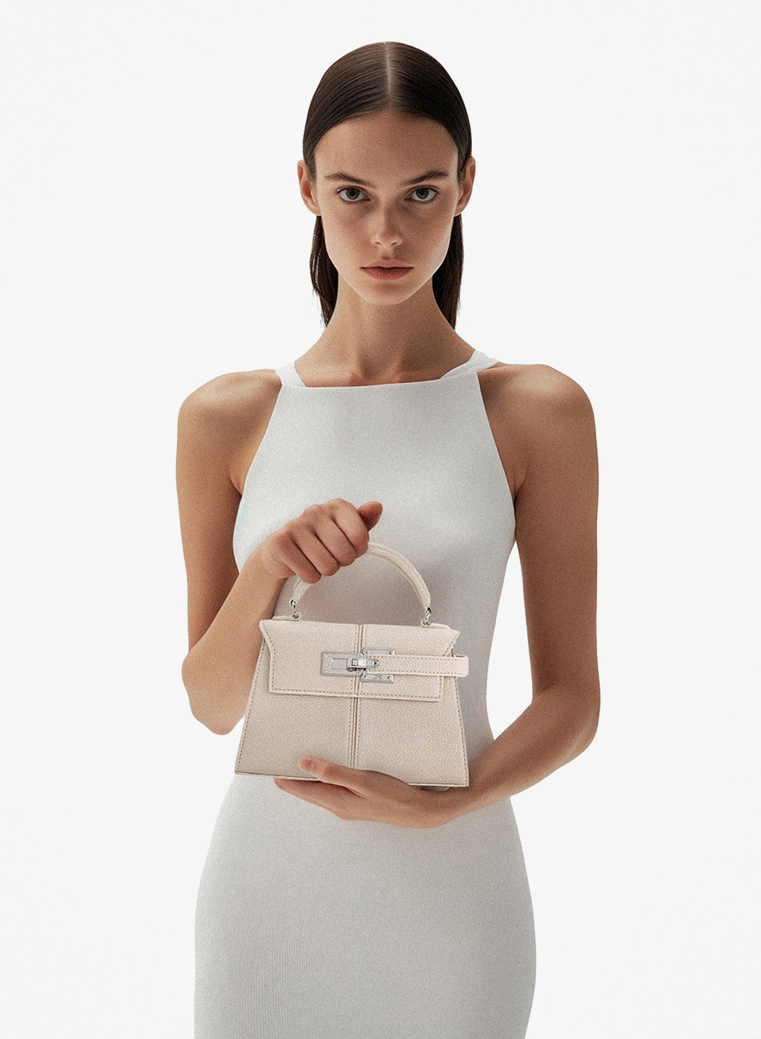 JW PEI white Elise Top Handle Satchel Bag for Women | Best Price KSA
