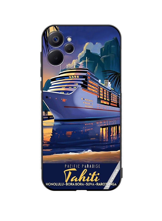VR CREATIVE Protective Case Cover For Realme 9i 5G Pacific Paradise Design Multicolour - Image 1