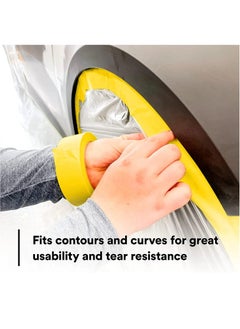 MARKQ Automotive Masking Tape 1 inch x 20 yards Refinish Auto Body Paint Tape for Cars Vehicles Auto Paint Supplies [6 Rolls]  - Image 5