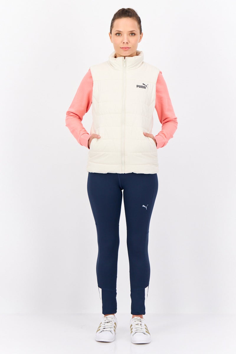 PUMA Women Sportswear Fit Sleeveless Outdoors Vest Jacket, Ivory - Image 4