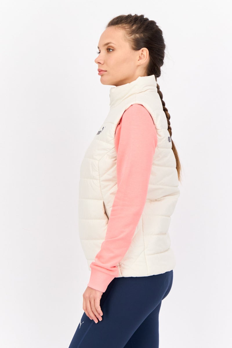 PUMA Women Sportswear Fit Sleeveless Outdoors Vest Jacket, Ivory - Image 2