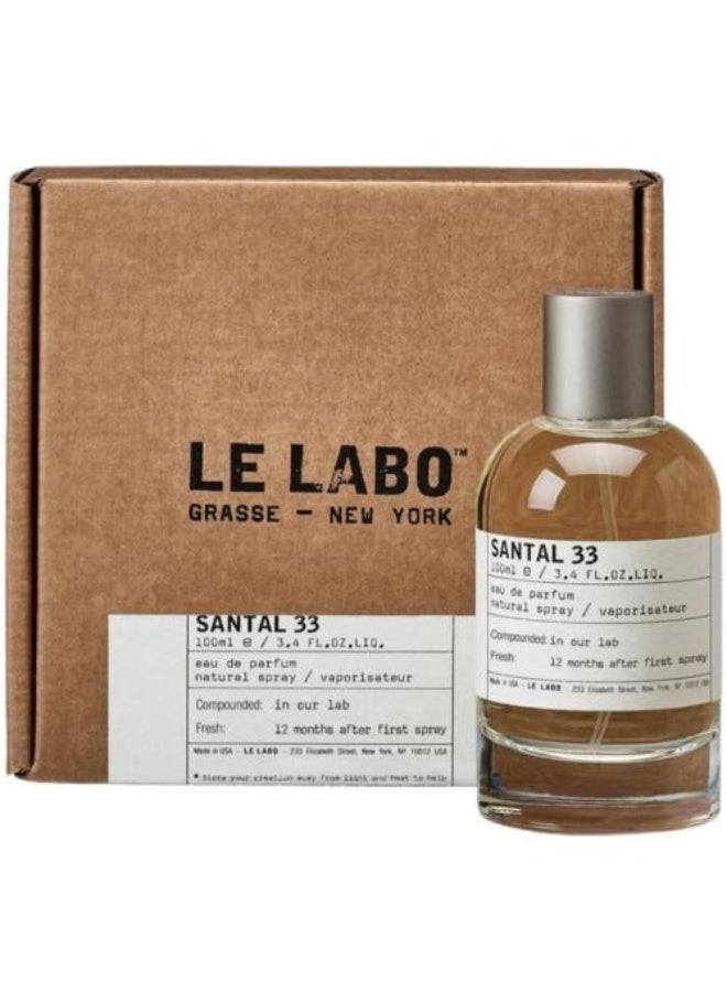 Le Labo SANTAL 33 eau de parfum 100ml - Image 1