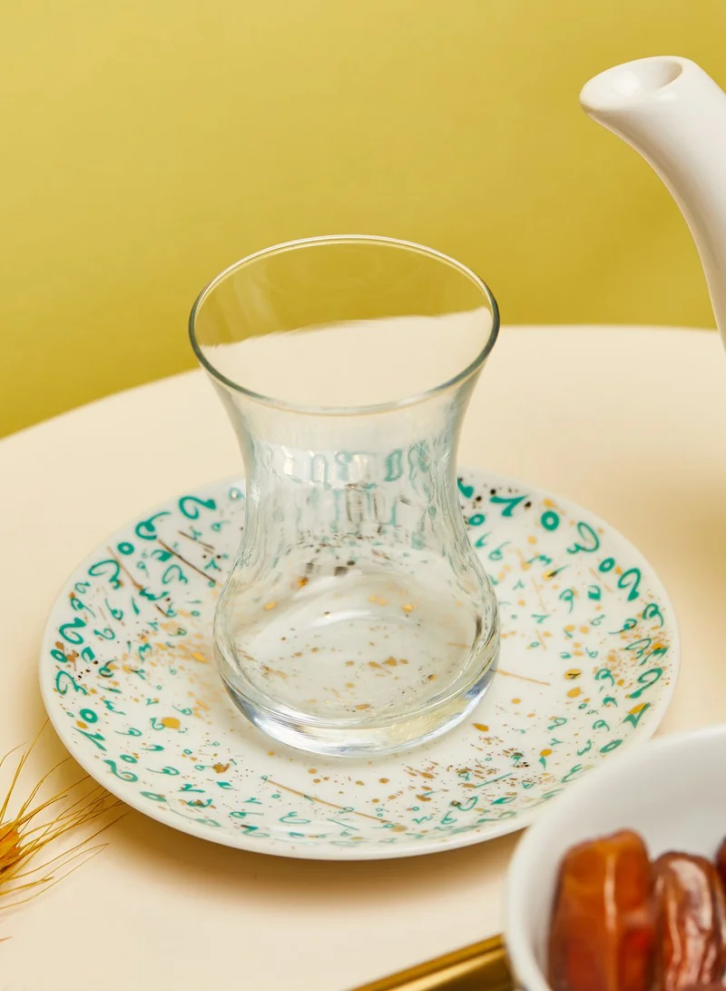 Silsal Turquoise Accents Teacup