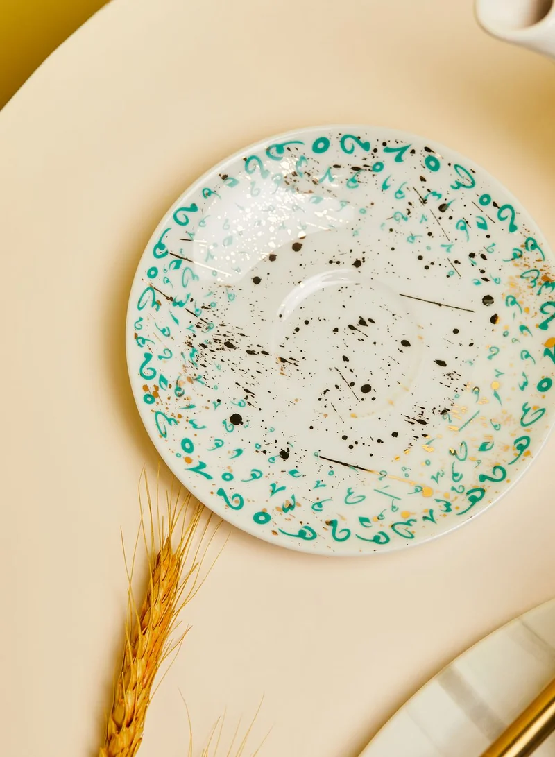 Silsal Turquoise Accents Teacup