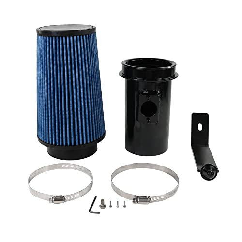 LDMINDA Cold Air Intake Kit 6.4 Diesel Filter System Air Intake Pipe with Oiled Filter Replacement for 2008-2010 Ford F-250 F-350 F-450 Super Duty Power stroke Diesel Engine 6.4L - Image 1