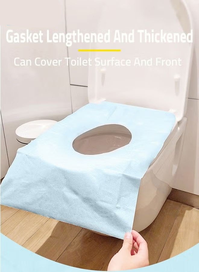 Foldable Portable Travel Potty Training Seat and 10 PCS Extra Large Toilet Seats Covers Disposable Waterproof for Boys Girls, Toddlers Potty Training in Public Restrooms - Image 4