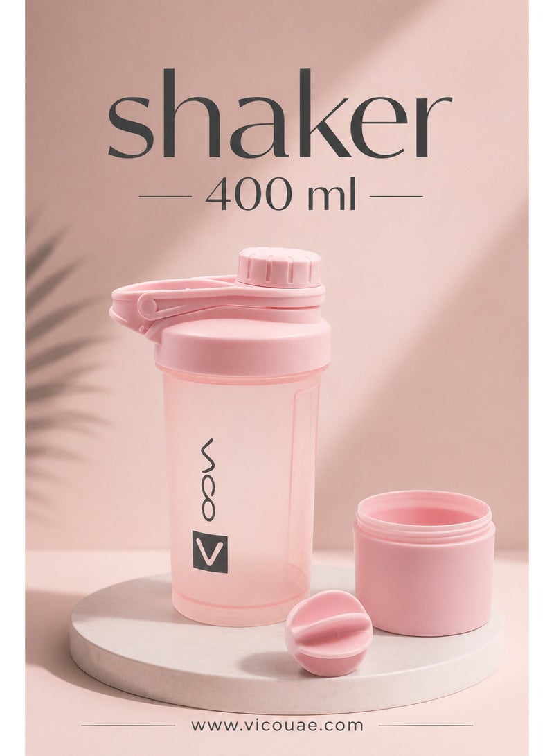 vico shaker 400 ML with storage
