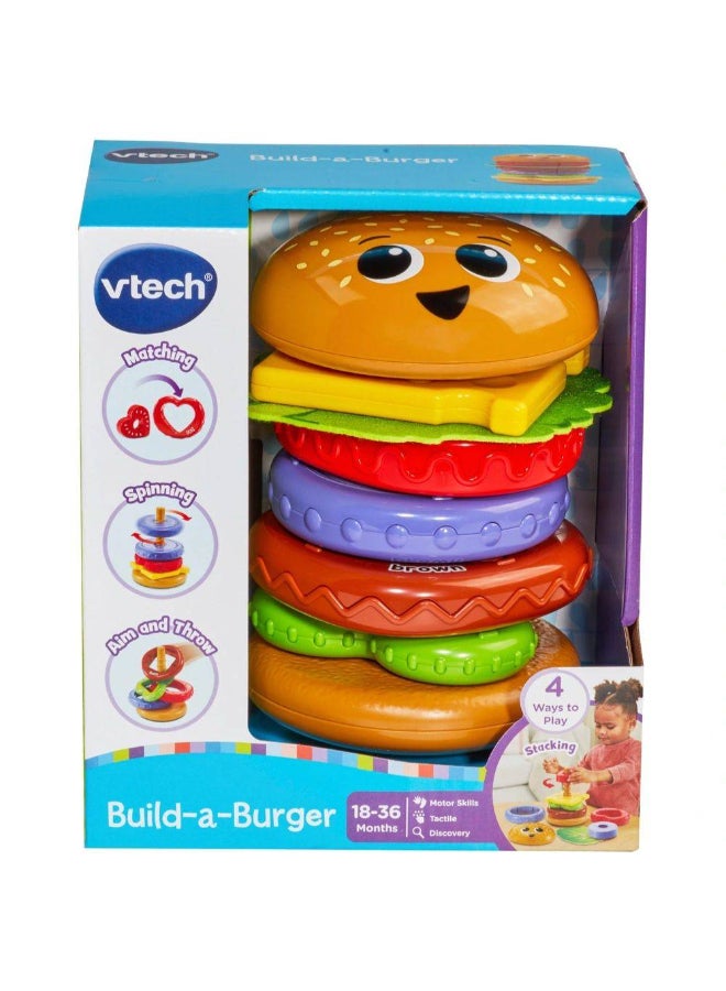 VTech Build-A-Burger Stacking Toy - Image 1