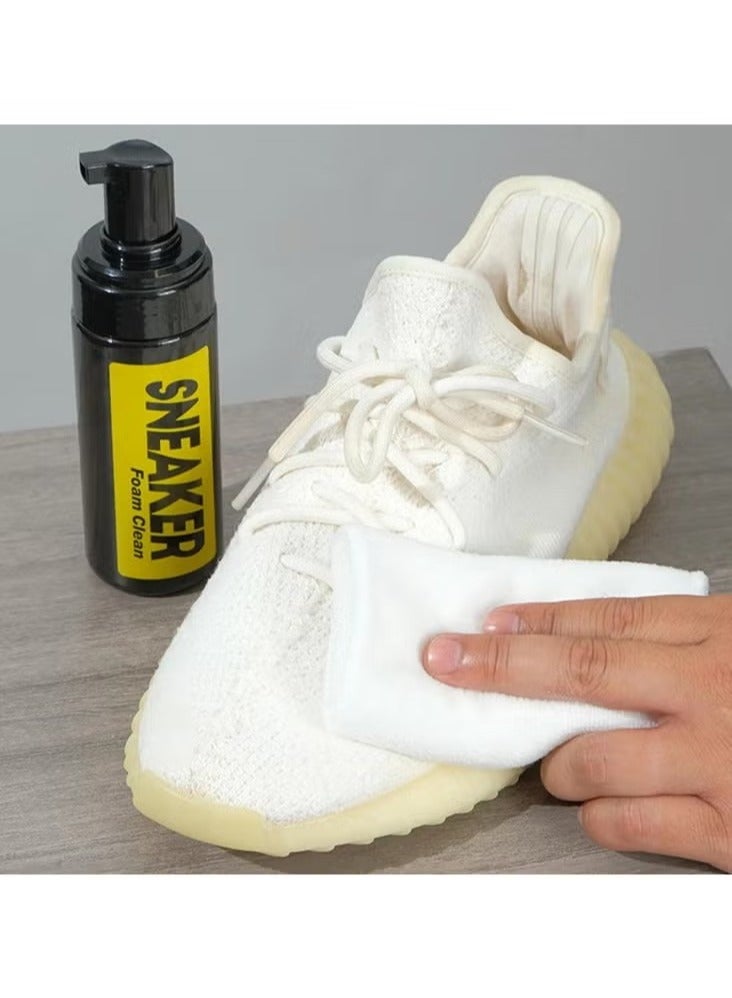 Shoe & Sneaker Cleaner Kit – Deep Cleaning Foam, Dual Brushes (Soft & Stiff), Microfiber Towel – Ultimate Shoe Care Set for Sneakers, Leather, Suede, Nubuck, Trainers & Casual Shoes – Men & Women  - Image 5