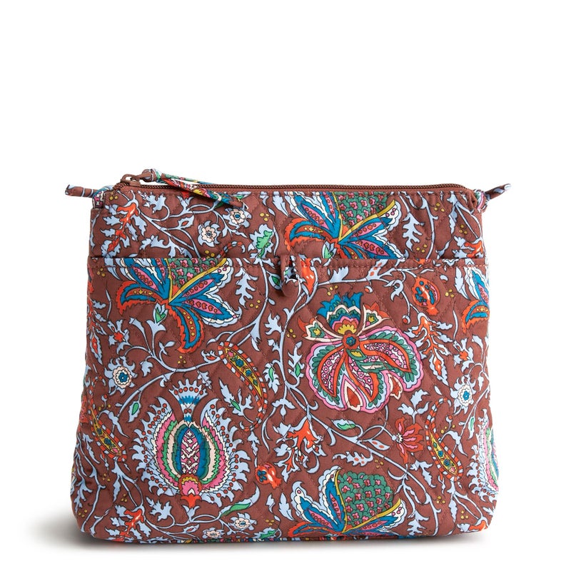 Vera Bradley Women's Premium Cotton Original Hipster Crossbody, Marrakesh Cinnamon, One Size - Image 5