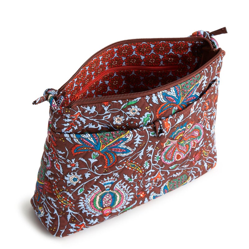 Vera Bradley Women's Premium Cotton Original Hipster Crossbody, Marrakesh Cinnamon, One Size - Image 4