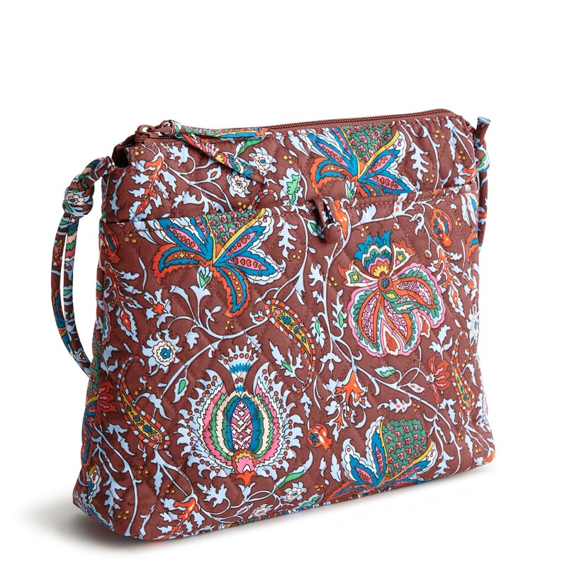 Vera Bradley Women's Premium Cotton Original Hipster Crossbody, Marrakesh Cinnamon, One Size - Image 1