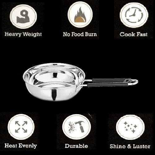 Luxuria LUXURIA Stainless Steel TADKA PAN(Large20 cm)  - Image 2